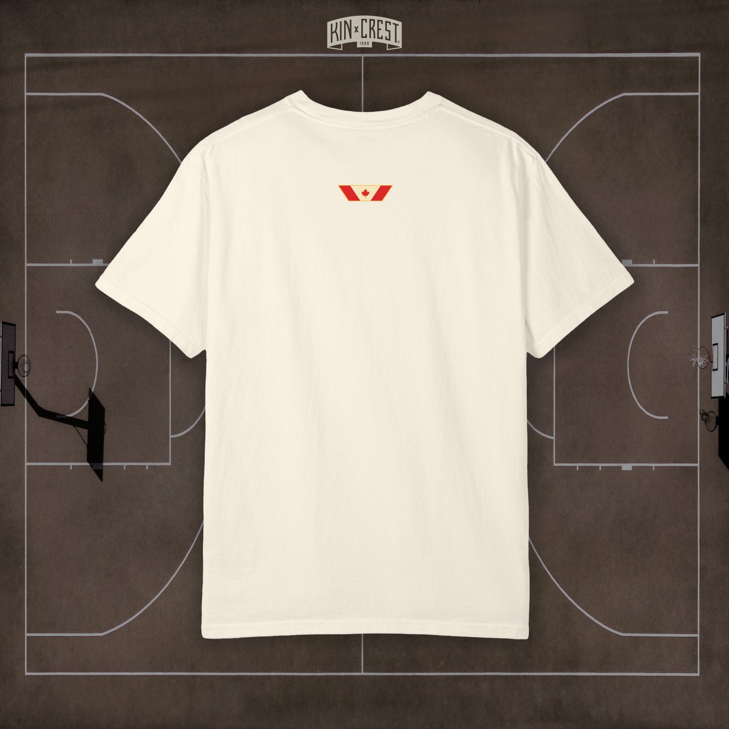 Team Canada Basketball Tee Back [Ivory]