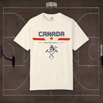 Team Canada Basketball Tee Front [Ivory]