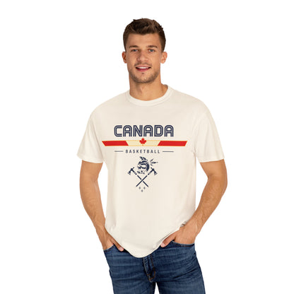 Team Canada Basketball Tee Lifestyle Front [Ivory]