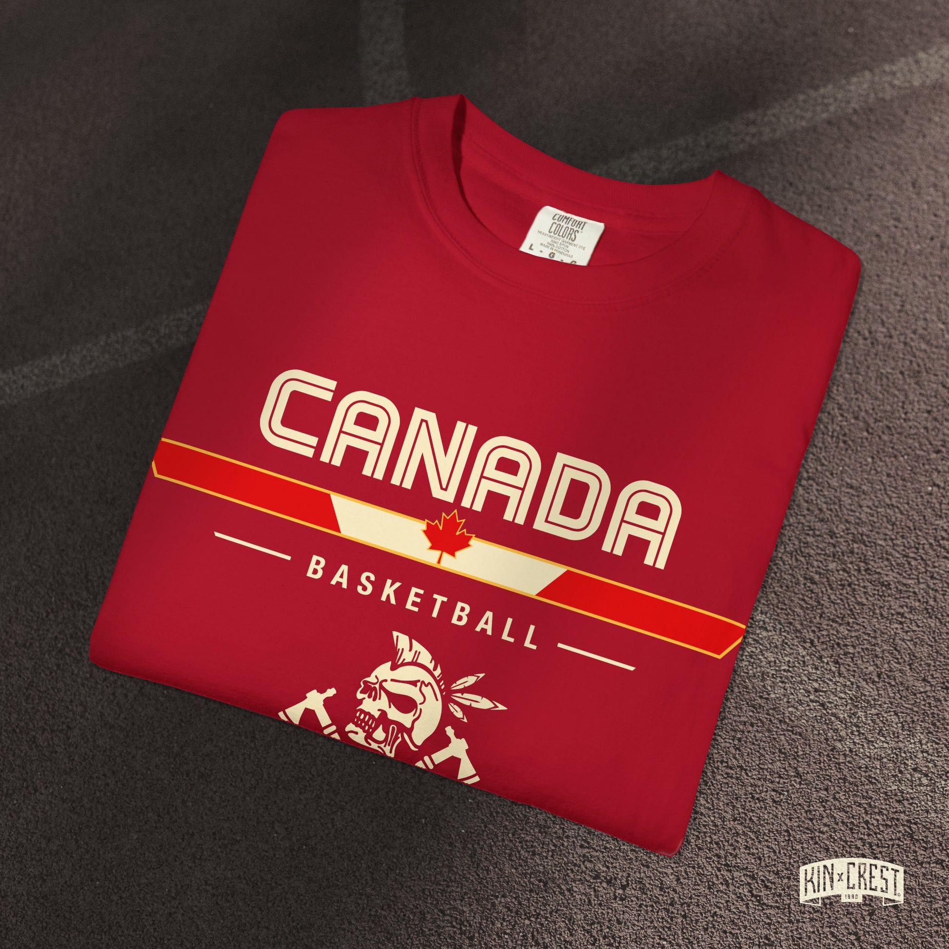 Team Canada Basketball Tee Folded [Red]