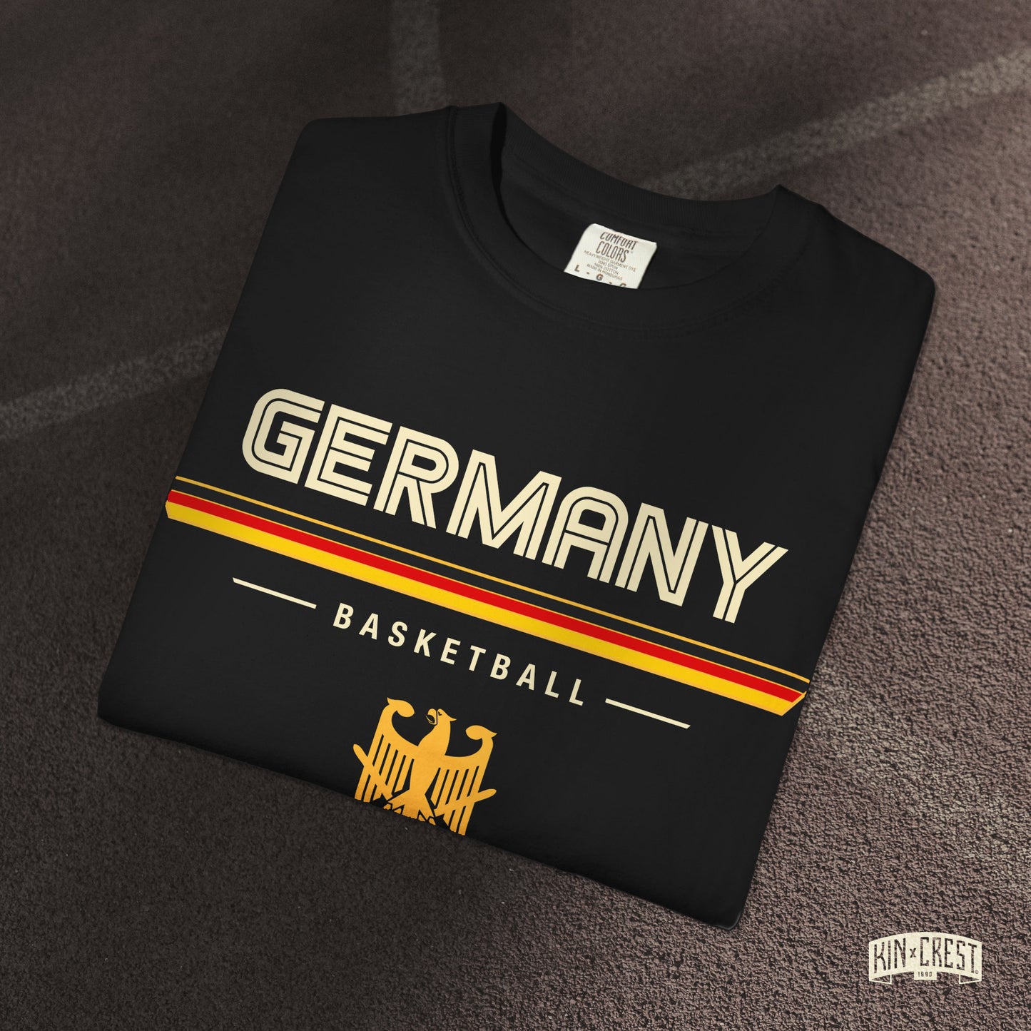 Team Germany Basketball Tee Folded [Black]