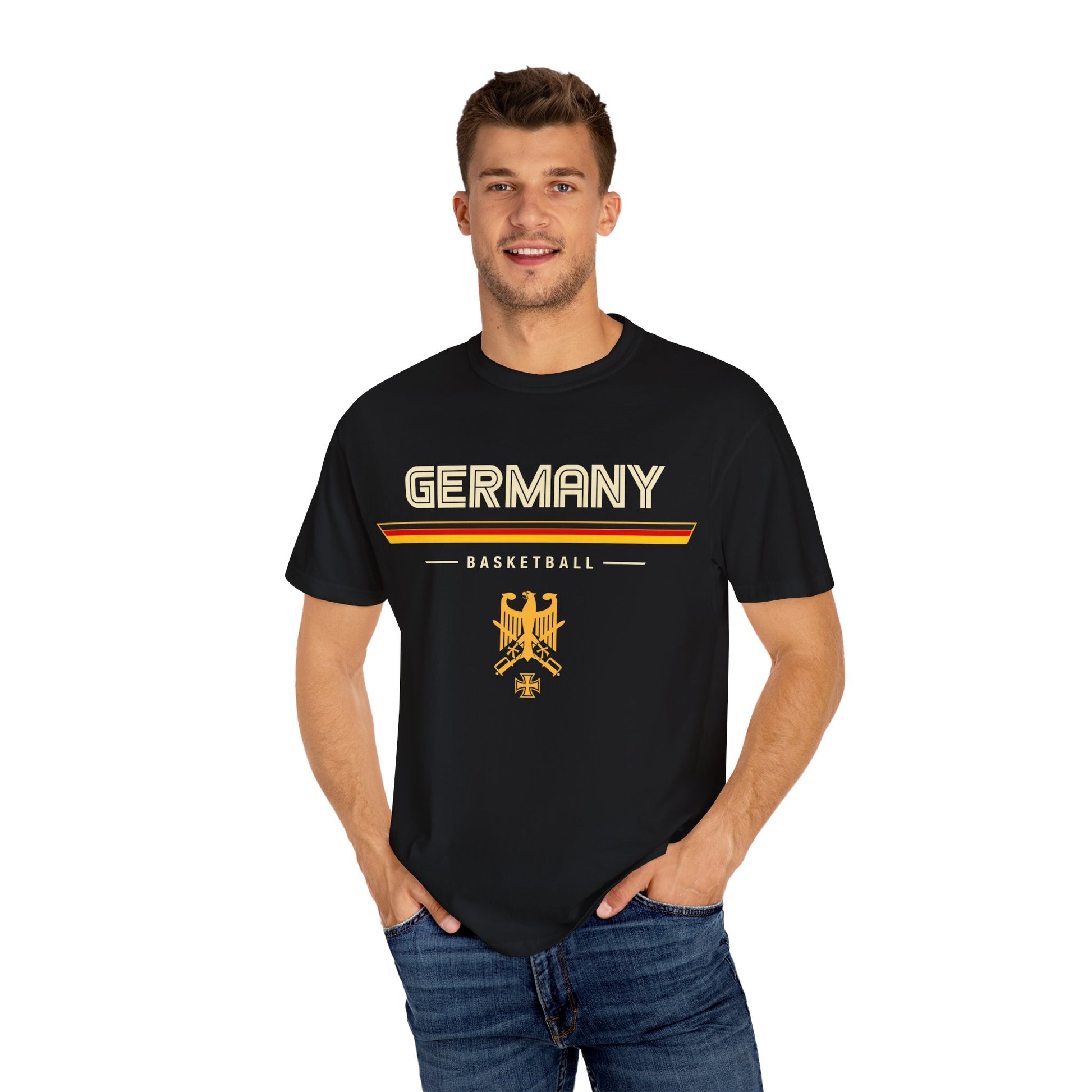 Team Germany Basketball Tee Lifestyle Front [Black]