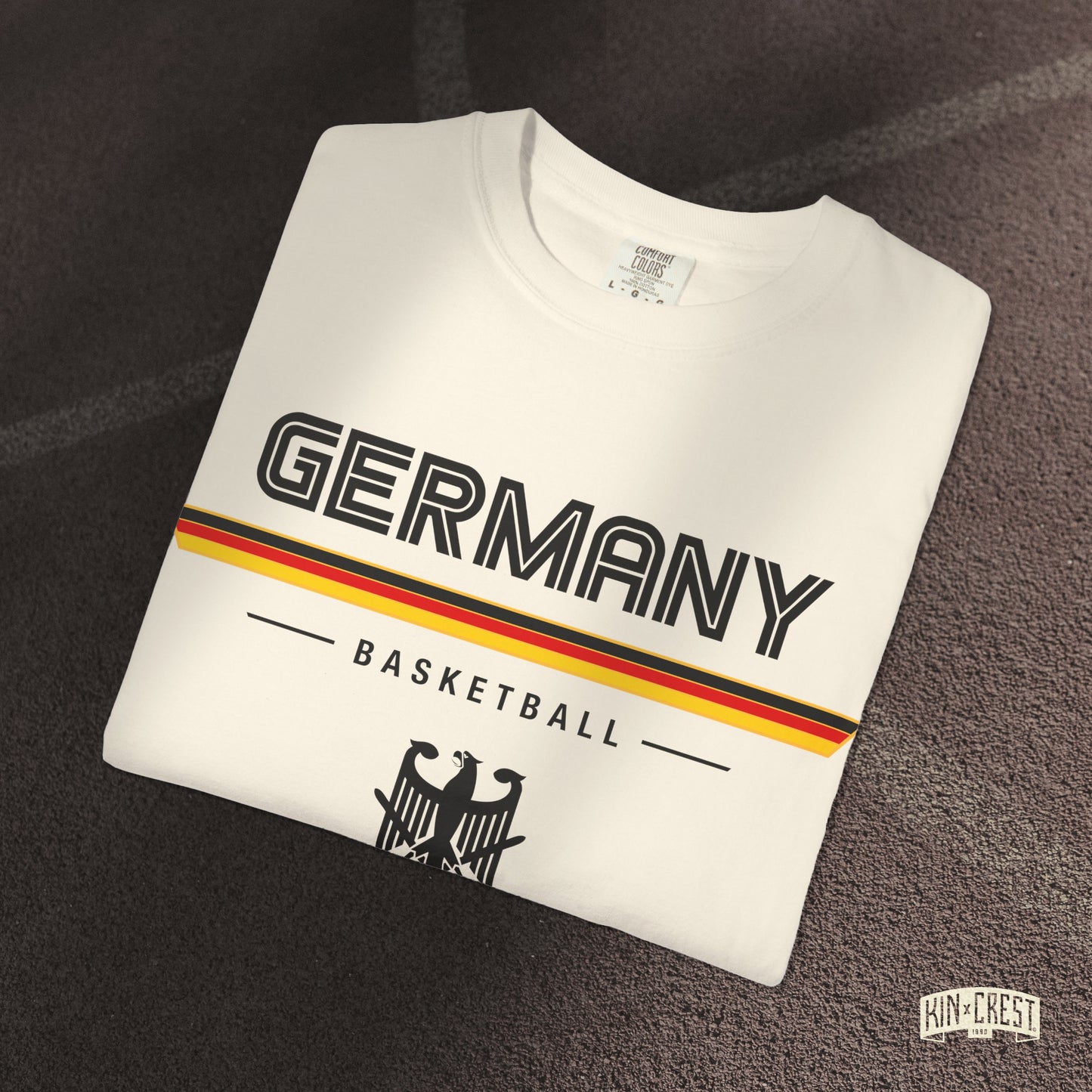 Team Germany Basketball Tee Folded [Ivory]