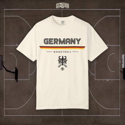 Team Germany Basketball Tee Front [Ivory]
