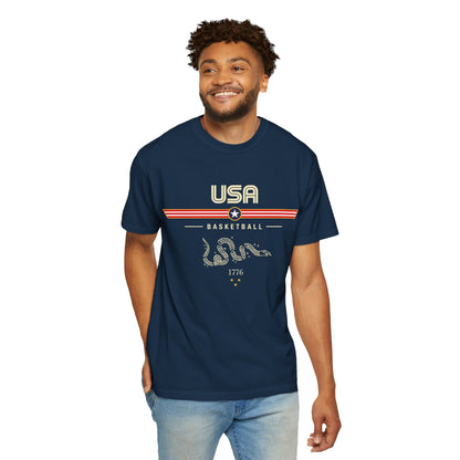 Team USA Basketball Tee Lifestyle Front [Navy]