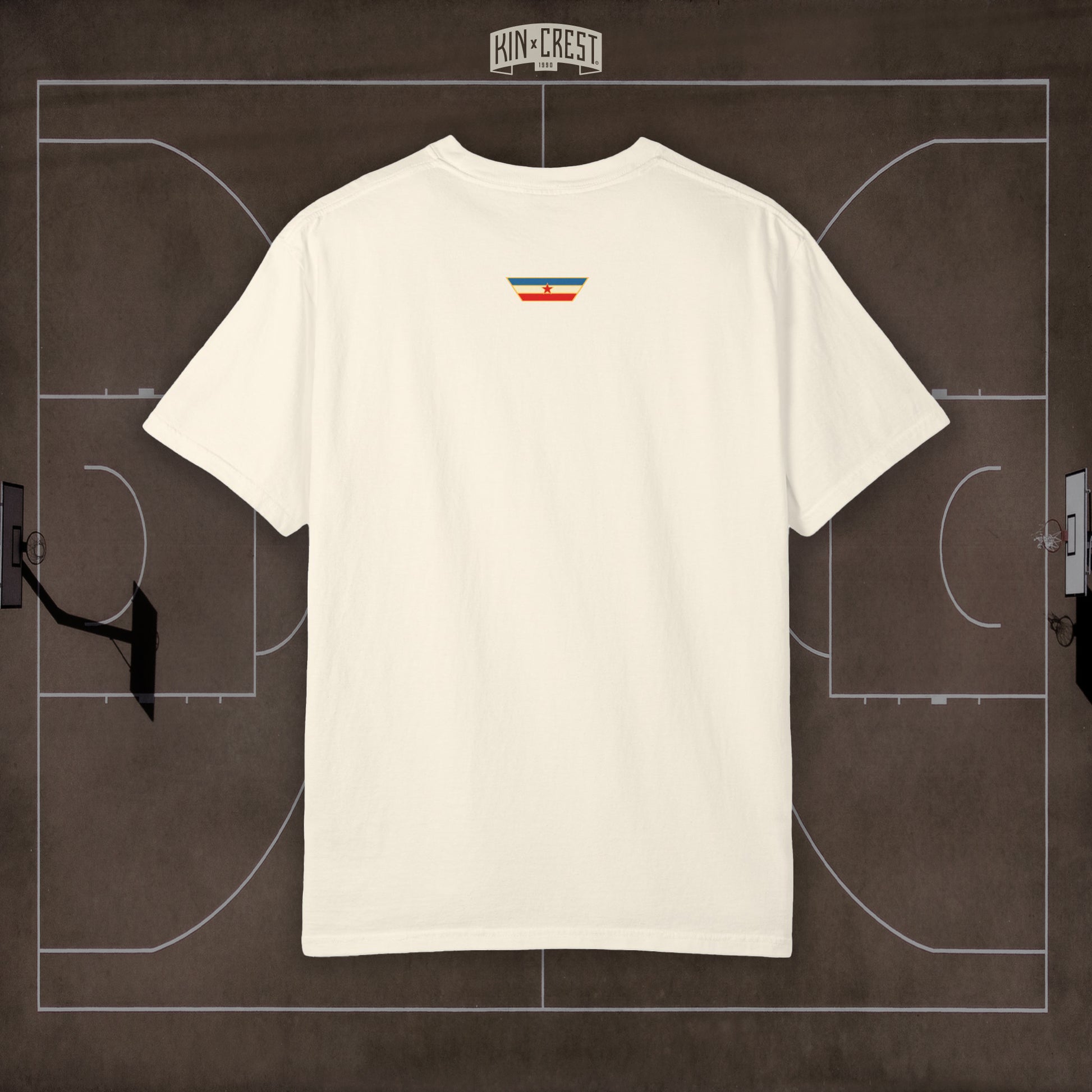Team Yugoslavia Basketball Tee Back [Ivory]