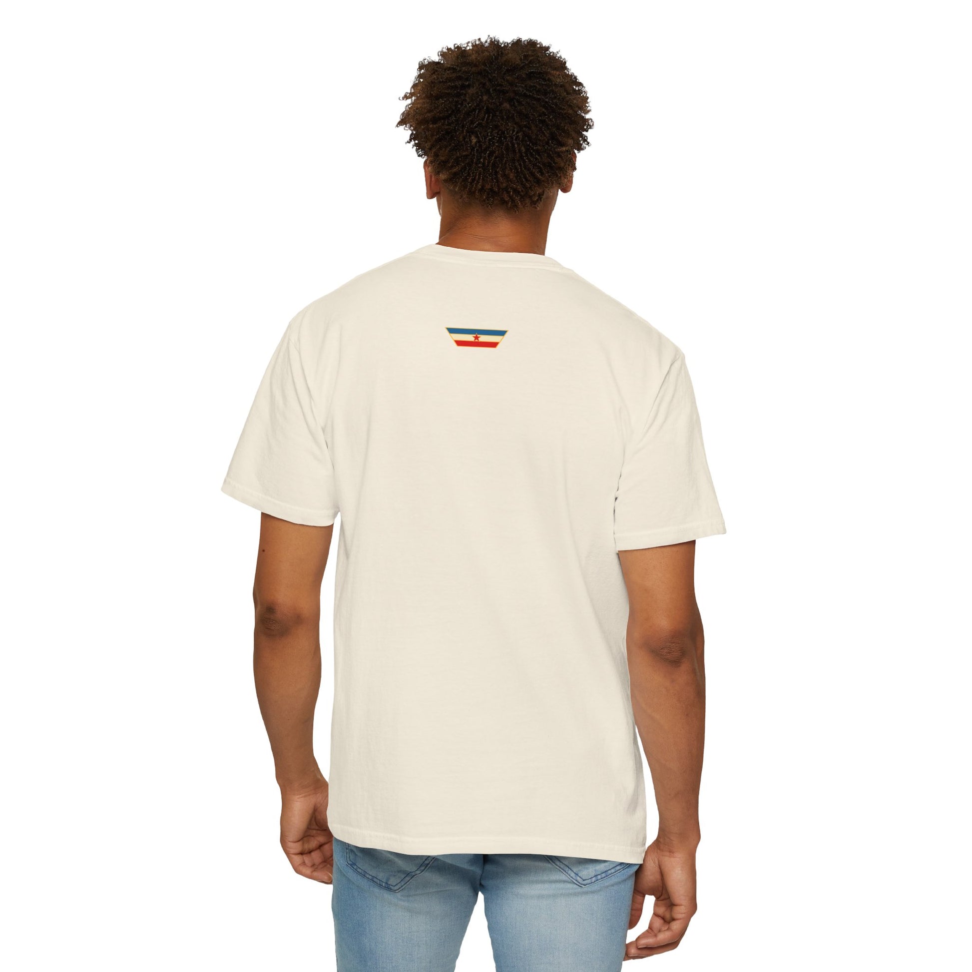 Team Yugoslavia Basketball Tee Lifestyle Back [Ivory]